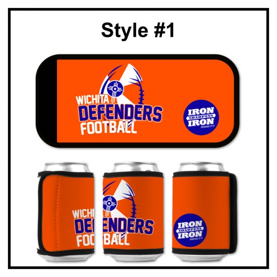 Defenders Football Beverage Can Wrap Insulator