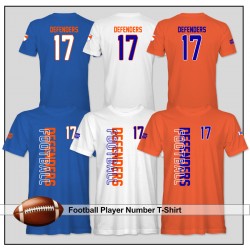 DEFENDERS SPORTS Personalized Player Number Apparel