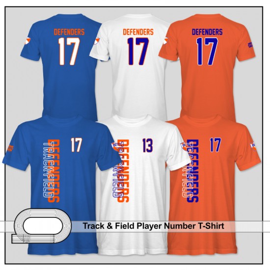 DEFENDERS SPORTS Personalized Player Number Apparel