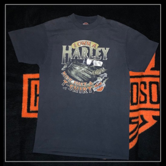 1991 Own A Harley 3D Emblem T-Shirt